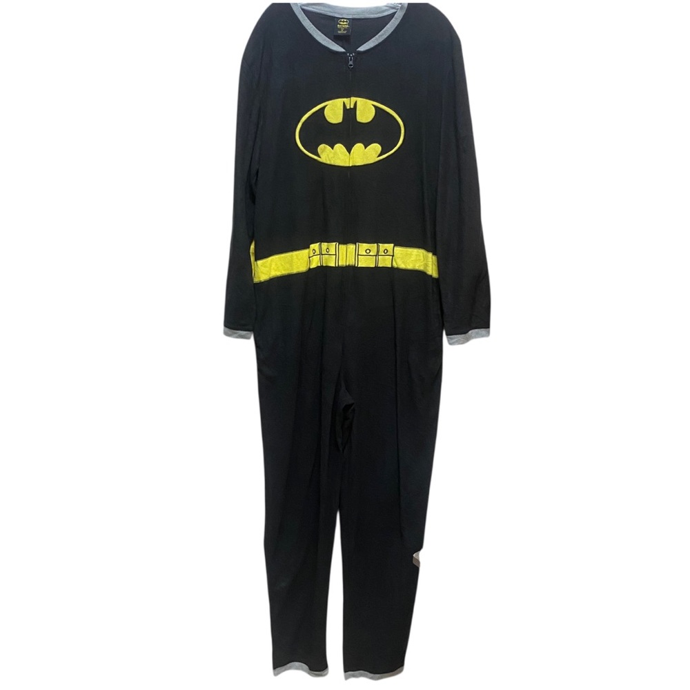 Batman Adult Costume Onesie with Cape